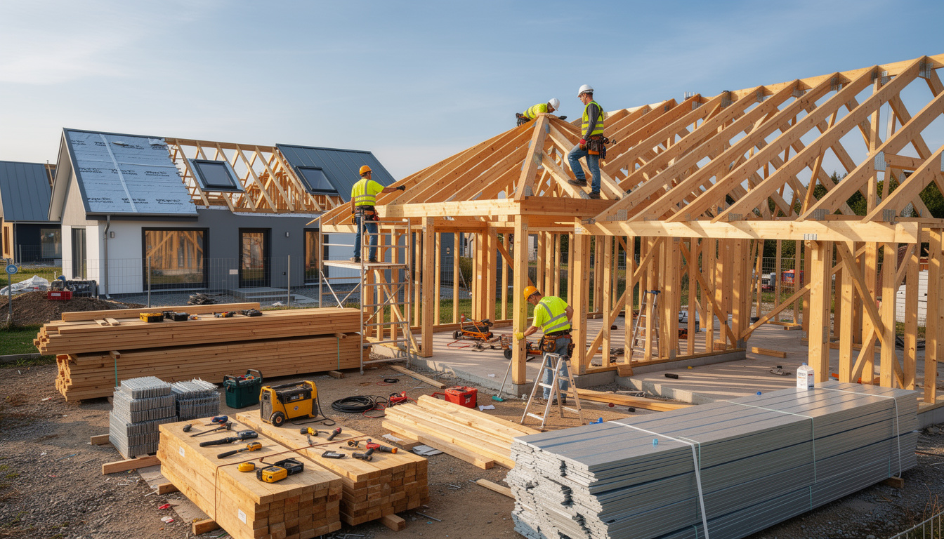 estimez le budget global pour une charpente et toiture de 100m² grâce à notre guide complet des prix, incluant matériaux, main-d'œuvre et conseils pour votre chantier.