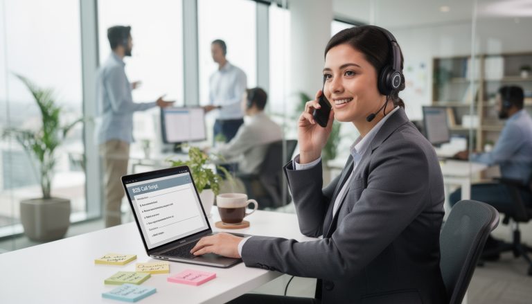 apprenez à créer un script d’appel téléphonique b to b efficace et naturel pour améliorer vos résultats de prospection sans paraître artificiel.
